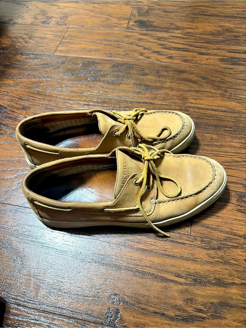 Sperry Authentic Original 2-Eye Boat Shoe Brown Gold Cups